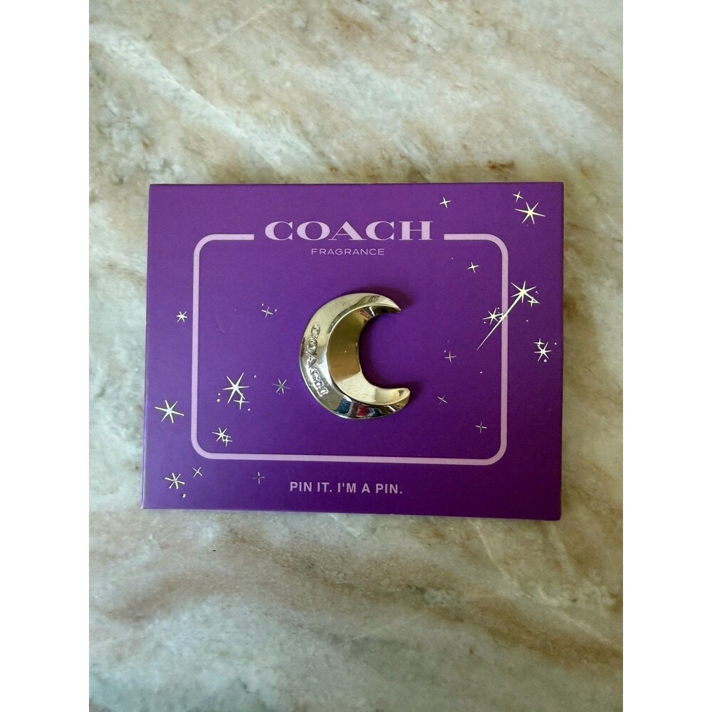 Coach Pin Moon Moonlight Coach Dreams Fragrance Perfume Cute Authentic New
